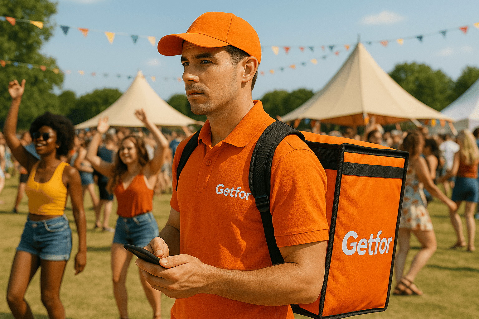 getfor driver at festival 